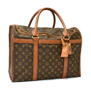 1円 ▼LOUIS VUITTON ルイヴィトン キャリーバッグ サックシャスール M41924 モノグラム キャンバス ブラウン▼E.Bmm.s1-09