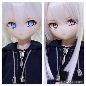 【ばけまろ】DDH-29 SW肌 (難アリ)ソフビ盛りカスタムヘッド+おまけアイ ドルフィードリーム MDD DD