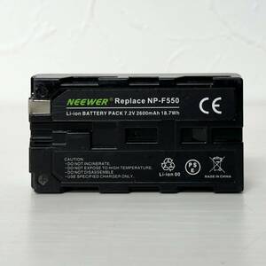 ●■2664 NEEWER リチウムイオン電池 バッテリー NP-F550 PSEマーク有 動作未確認 ※手渡し可能です