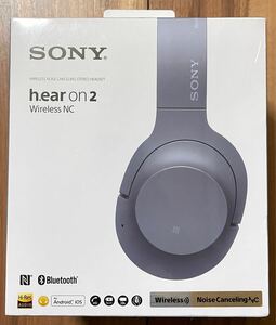 【新品・未開封】 ソニー ワイヤレスヘッドホン h.ear on 2 Wireless NC WH-H900N ムーンリットブルー / ノイズキャンセリング Sony 