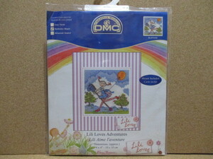 手芸キット　DMC　クロスステッチ　BK874/66　Lili　Loves　Adventures　未開封品　即決