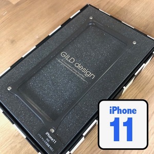 ★外箱スリキズ/本体問題なし ギルドデザイン GILD design ブラック iPhone11 ジュラルミン 削り出し ケース スマホケース 4522285430526