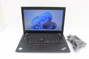 現状 ThinkPad X280 第8世代 Core i5 8250U/8GB/SSD256GB/12.5フルHD/Wi-Fi/USB3.1Type-C/webカメラ/Windows11 Pro☆