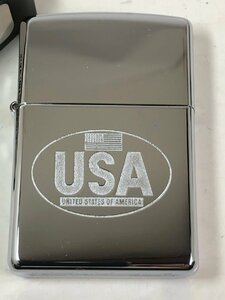 2005年製 Zippo USAフラッグ　国旗USA直 #250 新品（K）