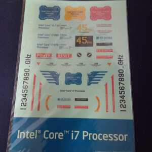 Intel CORE i7 PROCESSOR i7-870　シール