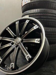 新品 バランス調整済み【Roadclaw 245/45R20】夏タイヤ【LAND FORCE 20インチ 8.5J5HPCD114.3+45】30アルファード エクストレイル (VVT533)