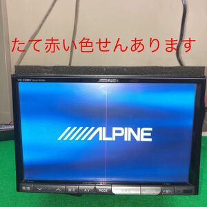 動作確認済み アルパイン ビッグX 8インチ メモリーナビ VIE-X088Vフルセグ DVD CD SD USB Bluetooth 30ペリウス　パネル付き　