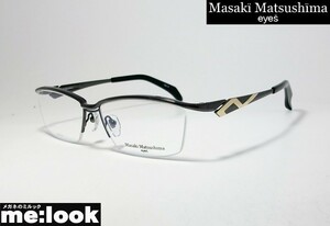 マサキマツシマ Masaki Matsusima 眼鏡 メガネ フレーム MF1228-3-58 度付可 ガンメタル・ゴールド