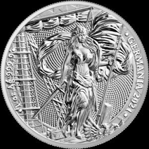 [保証書・カプセル付き] 2021年 (新品) ポーランド「ゲルマニア」純銀 1オンス 銀貨
