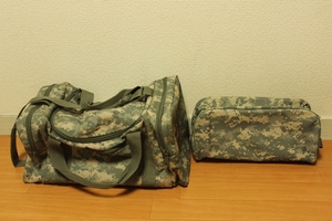 ◆FRYING CIRCLE BAGS ボストンバッグ、 シューズバッグ? ACU UCP デジタル迷彩◆(検)サバゲー 米軍 陸軍 ARMY 初期アフ 特殊部隊