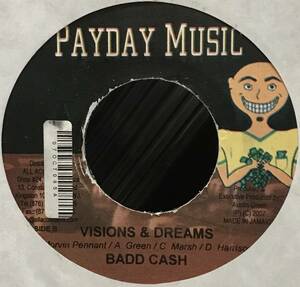 [ 7 / レコード ] Vybz Kartel / Badd Cash / When Gangsta Roll / Visions & Dreams ( Reggae / Dancehall ) Payday Music レゲエ 