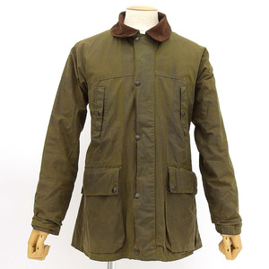 美品 ベルスタッフ Britton 90年代イングランド製 オイルドハーフコート 48/50 フィールドジャケット 4つポケット メンズ