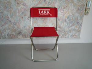 H112003 LARK 赤 ラーク 折りたたみ椅子 フォールディングチェア パイプ椅子 折りたたみイス 折りたたみスツール