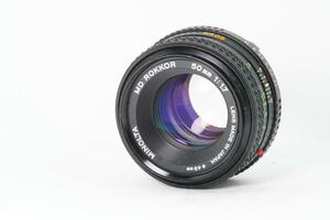 【虹色ゴースト】動作◎ ミノルタ MD ROKKOR 50mm F1.7