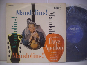 ●LP　デイヴ・アポロン / 懐しのメロディー DAVE APOLLON THE MAGIC OF MANDOLIN ◇r210305