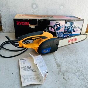 ht2041【120】//RYOBI★リョービ　チェーンソー　CS-3001　電動工具　二重絶縁