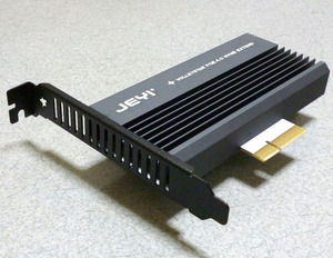 【MacPro最強最速化計画 NO.4 最速 M.2/SSD】MacPro用 M.2/SSD/256GB(SM951AHCI)&PCIe大型ヒートシンク付ボード(起動ディスク動作確認済)