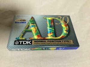 未開封・保管品 TDK AD30F ノーマルポジションカセットテープ １本