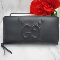 【極美品】 GUCCI グッチ ジャンボGG エンボス 長財布 財布