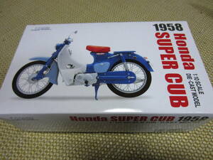 ★ スーパーカブ C100 ブルー ★1/10 ダイキャスト ★Honda SUPER CUB