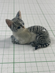 ★新品★ネコ ねこ 猫 子猫 アメリカンショートヘア A 陶器 置物
