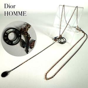 Dior HOMME エディ期 05AW ロングチェーン ネックレス ゴールド ディオールオム ヴィンテージ vintage 