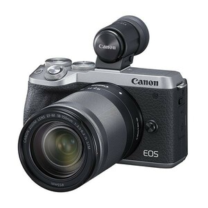 中古 １年保証 美品 Canon EOS M6 Mark II 18-150mm IS STM レンズEVFキット シルバー