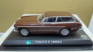 スケール 1/43 VOLVO P 1800ES ！ スェーデン 世界の名車コレクション！ デル プラド カーコレクション！ 左ミラー欠落
