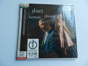 ◆紙ジャケCD【 Japan】ジューン・クリスティChristy & Kenton/ Duet +4 デュエット☆TOCJ-9321/2001◆ Remastered, Mono, Paperジャズ