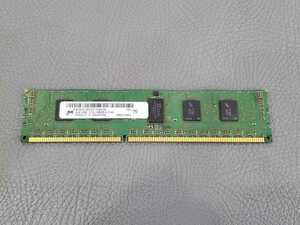 【メモリ管64】　マイクロン/Micron　2GB 1Rx8 PC3L-10600R　デスクトップ用メモリ　MT9KSF25672PZ-1G4D1AD