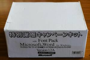 Microsoft Word for Windows Version 1.2 with Font Pack