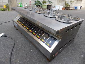 業務用 全自動 釜めし炊飯器 大貴産業 TDMWS-10 都市ガス 13A 100V W900×D570×H350mm ガスコンロ 釜飯 釜めし器 全て火花OK！ 中古！