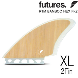 フューチャー フィン バンブー ツインキール ケー2 モデル 2フィン ツインフィン / Futures Fin RTM Bamboo Hex Twin Keel K2