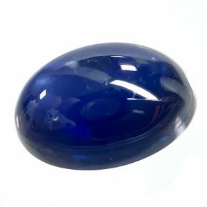 ☆天然サファイア 1.346ct☆M 約6.9×4.9mm ルース 裸石 宝石 ブルー コランダム カボション blue sapphire corundum jewelry 