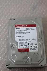 ★良品！Western Digital HDD 8TB WD NAS Red Plus WD80EFZZ 3.5インチ SATA接続★2