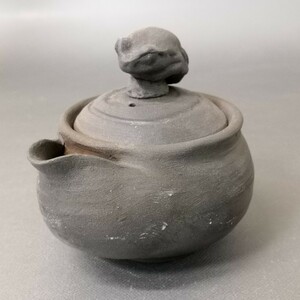 Ze10) 宝瓶 未使用 小野広人 検:急須 備前焼 焼締め 煎茶道具 煎茶器 急須