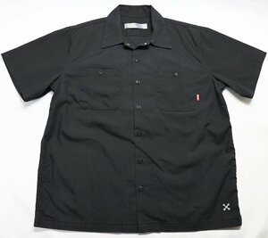 BLUCO work garment (ブルコ ワークガーメント) Short Sleeve Work Shirt / 半袖ワークシャツ ブラック size L