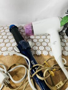 パナソニック ヘアドライヤー Panasonic National ヘアアイロン　ionity セット