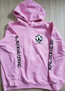 chrome hearts matty boy パーカー ピンク pink size XXL クロムハーツ マッティボーイ スウェット クルーネック