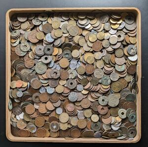 S5014 古美術 古銭 硬貨 硬幣 貨幣 外国銭 外国コイン 大量まとめ 約3.60kg アンティーク 