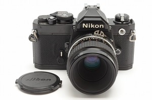 Nikon FM ブラック ボディ Micro-NIKKOR 55mm f2.8 