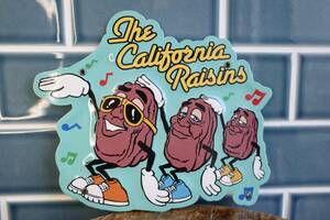 新品　California Raisins　カリフォルニアレーズン　メタルサイン　エンボス看板　世田谷ベース アメリカ USA　ガレージ　アドキャラ