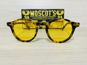 MOSCOT モスコット★ミルゼン★サングラス★MILTZEN★伊達眼鏡 鼈甲柄 ボストン オシャレ カラーレンズ 未使用 美品