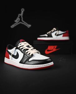 【新品】29.0cm Nike Air Jordan 1 Retro Low OG Black Toeナイキ エアジョーダン1 レトロ ロー OG ブラック トゥ