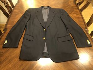 BROOKS BROTHERS ブルックスブラザーズ ◆ ブレザー ◆ ダークネイビー 濃紺 ◆ 金ボタン ◆ シングル２B ◆ サイズ48（L） ◆ 美品