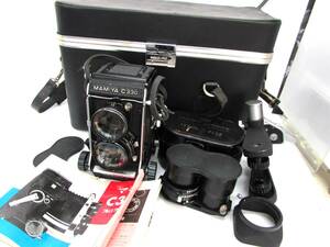 1円～ 動作品 マミヤ MAMIYA C330 Professional D16208 一式 レンズ2点 SEKOR SUPER 80mm F2.8 / 135ｍｍ F4.5 二眼レフカメラ レトロ