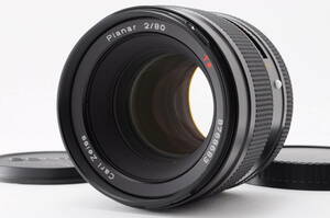 【美品】 Contax Carl Zeiss T* Planar 80mm f/2 for 645 Lens コンタックス 中盤カメラ 標準レンズ #1328