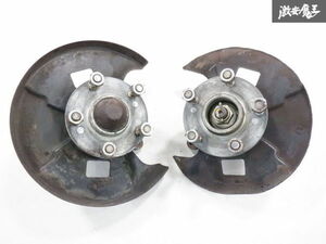 日産 純正+社外 S13 シルビア RPS13 180SX フロント ハブ ナックル 左右セット 5穴 PCD114.3 ABS無 即納 棚H-4