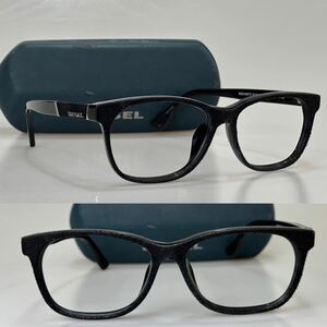 良品! DIESEL ディーゼル DL5144-D デニム ブラック メガネ フレーム 眼鏡