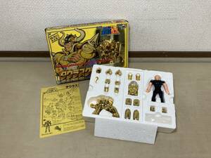 京都⑧ コレクター放出品⑦ BANDAI 聖闘士星矢 【 タウラスクロス 】 箱付 栞 牡牛座の聖衣 聖闘士聖衣大系 黄金聖衣